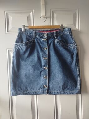 Denim Mini Skirt